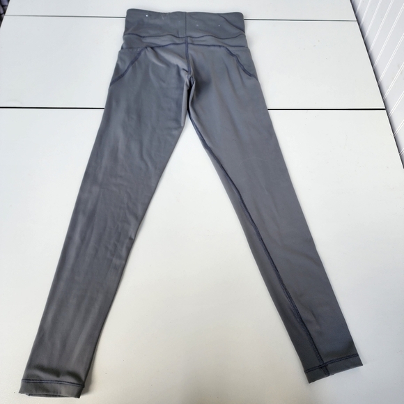 Aeropostale Pants Womens Gray Leggings Pants Exercise Workout Nylon Sz S - Picture 6 of 11